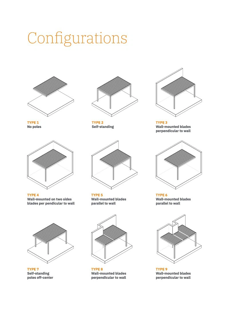 UTREE-TECH Pergola Types